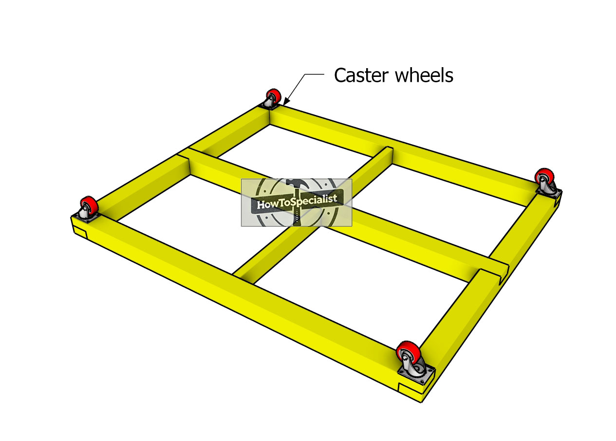 Attaching-the-caster-wheels