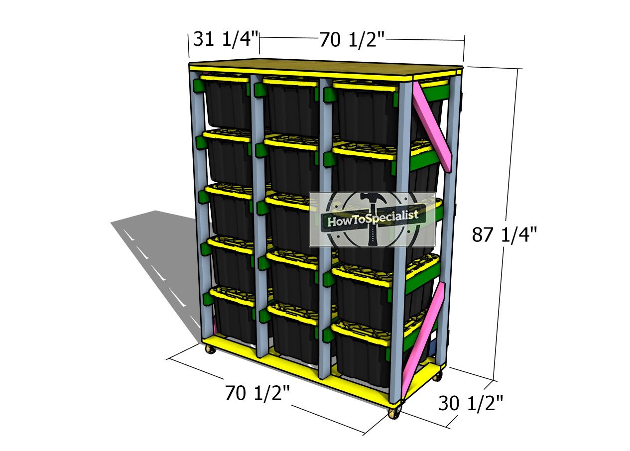 Tote-storage-rack---dimensions