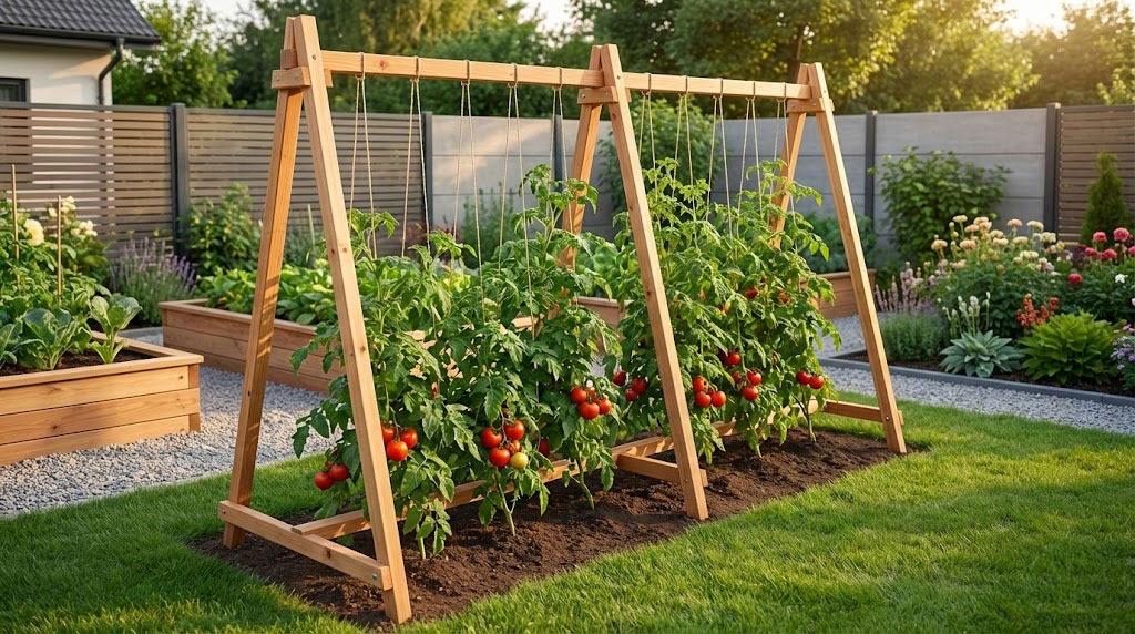 How to build a tomato trellis