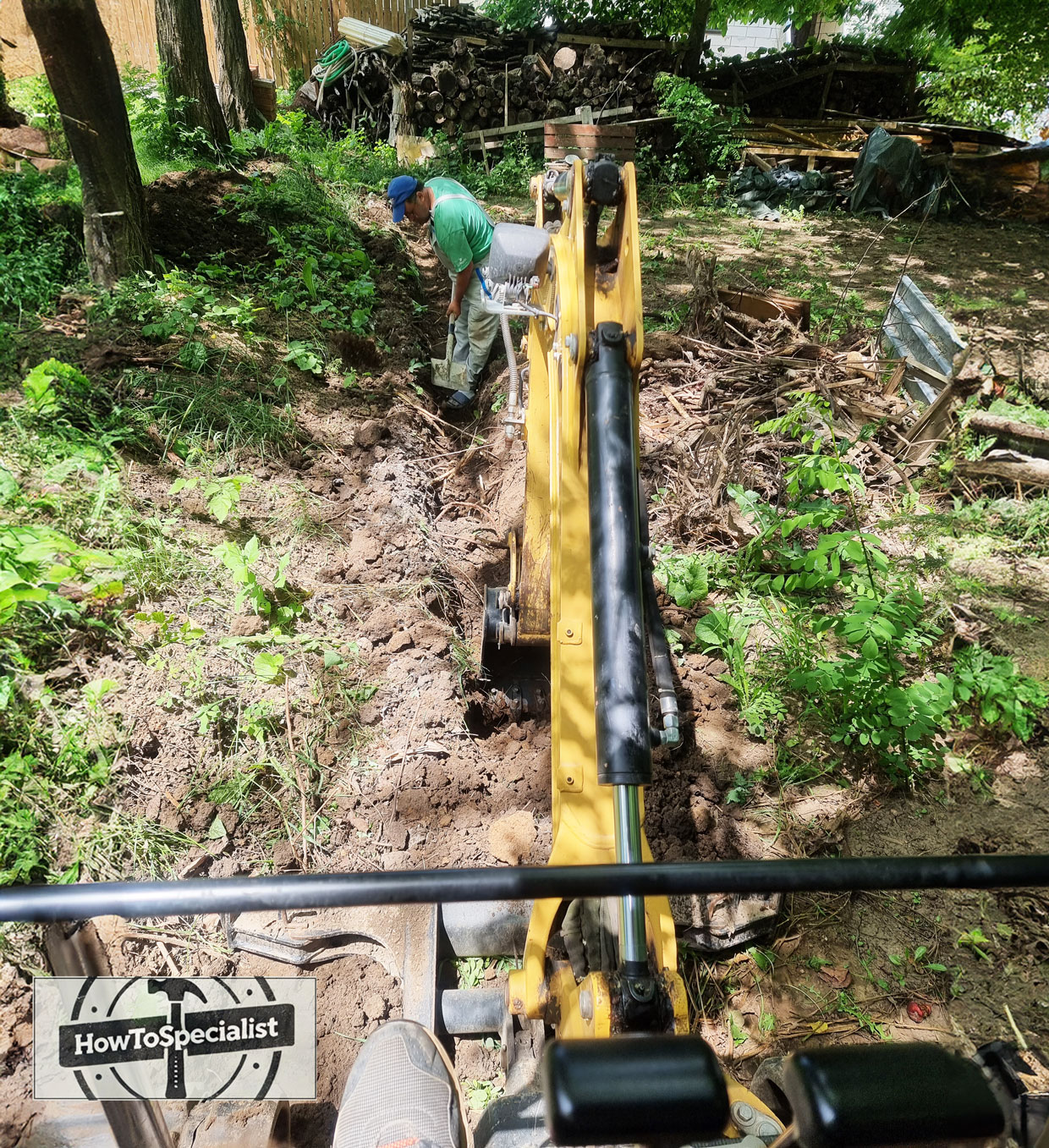 Digging-the-trench